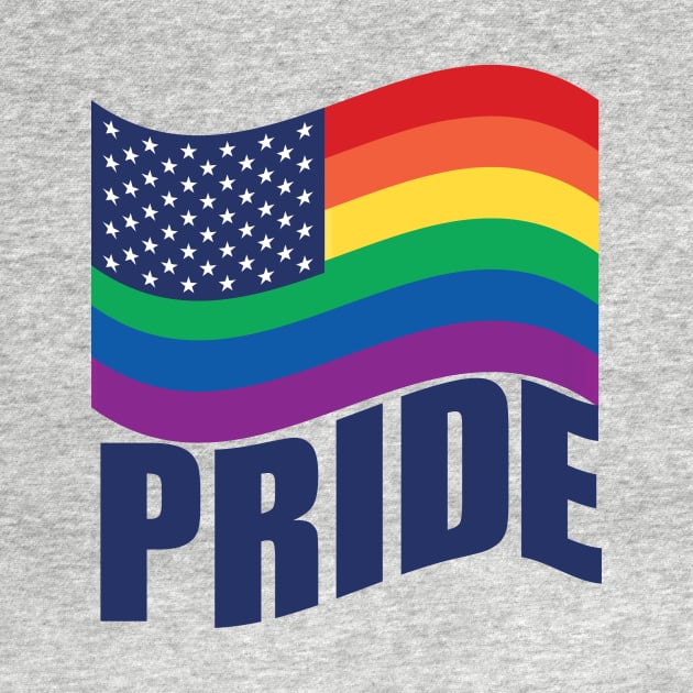 Gay Pride American Flag by epiclovedesigns